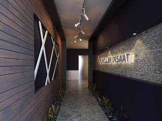 INTERIOR DESIGN FOR KOYUNCULAR INSAAT, ROAS ARCHITECTURE 3D DESIGN AGENCY ROAS ARCHITECTURE 3D DESIGN AGENCY สวนภายใน