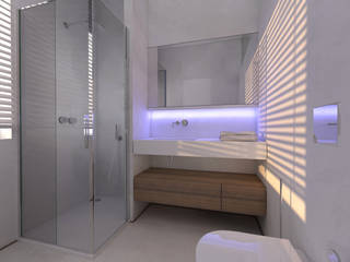 Ristrutturazione Appartamento, Studio Bianchi Architettura Studio Bianchi Architettura Minimalist bathroom