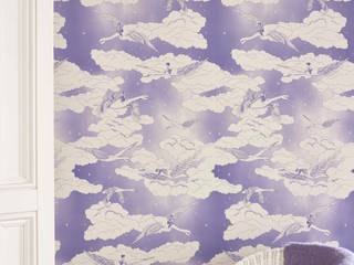 SWANS Lavender Wallpaper 10m Roll, Hevensent Hevensent Klassische Häuser