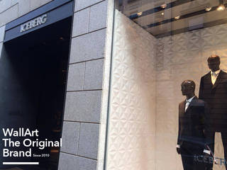 WallArt 3D Walldecor in fashion store Milano, WallArt 3D Wall Decor WallArt 3D Wall Decor 실내 정원