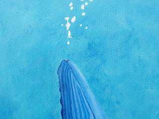 Humpback Whale Painting by David Munroe, David Munroe Art David Munroe Art غرف اخرى