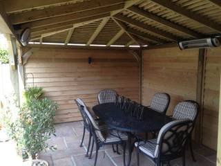 Gazebo & Garden Storage Miniature Manors Ltd Patios & Decks Wood gazebo,veranda,shelter,shed,storage,patio