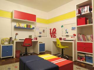 Sala de estudos infantil, Paula Makdissi arquitetura e interiores Paula Makdissi arquitetura e interiores 書房/辦公室