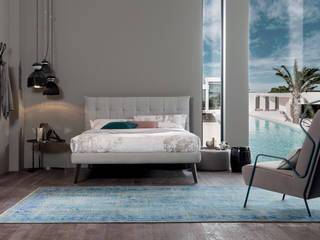 I NUOVI LETTI SENZA CONTENITORE , OGGIONI - The Storage Bed Specialist OGGIONI - The Storage Bed Specialist Modern style bedroom Textile