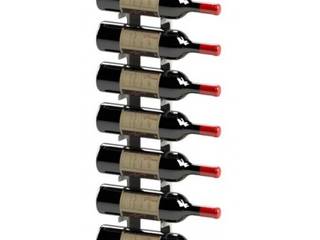 Adega / Suporte para garrafas, Garrafeiros - Adegas para Vinho Garrafeiros - Adegas para Vinho Cave à vin minimaliste Métal Noir