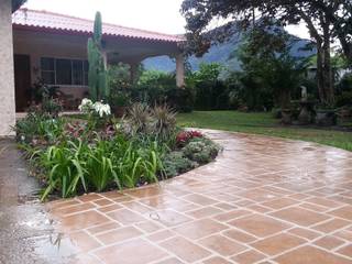 COUNTRY HOME - EL VALLE, PANAMA, TARTE LANDSCAPES TARTE LANDSCAPES 컨트리스타일 정원