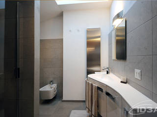 PROGETTAZIONE BAGNI APPARTAMENTO, ID3A di Caracciolo Francesco ID3A di Caracciolo Francesco Modern Banyo