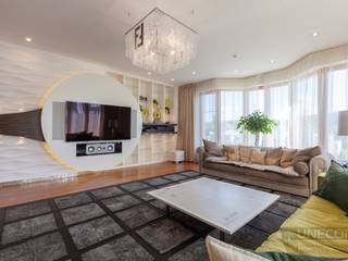 г. Москва, ул. Береговая, ООО "ЮНИКОМ" ООО 'ЮНИКОМ' Modern living room