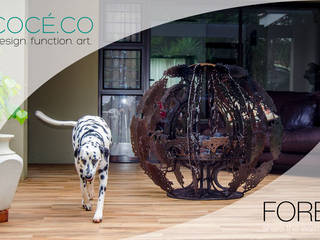 FORB (Fire Orb), Coceco Coceco Jardines modernos: Ideas, imágenes y decoración Metal