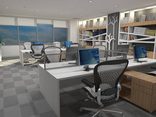 Oficinas, Dies diseño de espacios Dies diseño de espacios Powierzchnie handlowe Przestrzenie biurowe i magazynowe