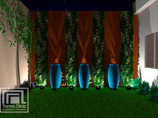 Projeto de Paisagismo, TORRES DINIZ ARQ. E INTERIORES TORRES DINIZ ARQ. E INTERIORES Tropical style garden