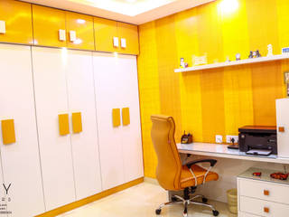 Residence Project with Modern and Colorful Design, Nifty Interio Nifty Interio Commercial spaces Wood Wood effect