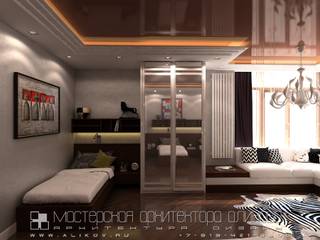Интерьер дома во Владикавказе, Мастерская архитектора Аликова Мастерская архитектора Аликова Modern style bedroom
