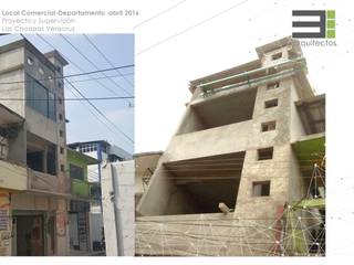 Departamento de 2 Niveles Las Choapas Veracruz México, TRES arquitectos TRES arquitectos