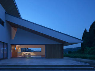 小石原の家, 森裕建築設計事務所 / Mori Architect Office 森裕建築設計事務所 / Mori Architect Office Casas modernas