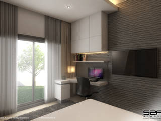 Residential Apartment , S2A studio S2A studio مكتب عمل أو دراسة