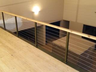 Mezzanine floor and staircase, Loftspace Loftspace Salas modernas