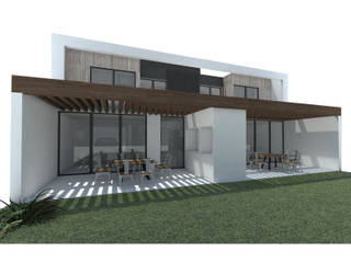 PROYECTO DUPLEX CLAROS DEL BOSQUE, FANESI & NAVARRO FANESI & NAVARRO Modern houses اینٹوں