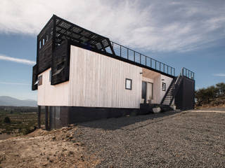 The Folding House, B+V Arquitectos B+V Arquitectos Modern houses لکڑی Wood effect