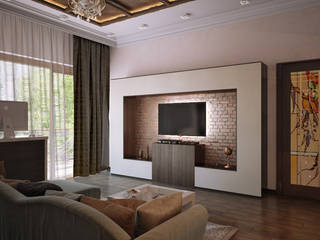 Квартира в ЖК «Парк Рублево», Вира-АртСтрой Вира-АртСтрой Classic style living room