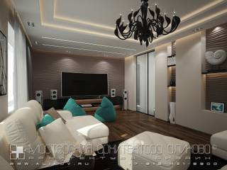 Кв Хетага, Мастерская архитектора Аликова Мастерская архитектора Аликова Living room