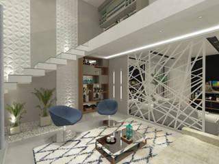 PROJETO DALLASTRA, Patrícia Lima - Arquitetura e Design Patrícia Lima - Arquitetura e Design ห้องนั่งเล่น