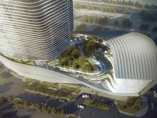 Aedas’ new commercial complex in Shenzhen reveals Chinese bamboo totem, Architecture by Aedas Architecture by Aedas