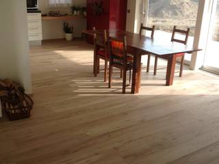 Tavolato e scala in olmo europeo, Magicolegno Magicolegno Living room Wood Wood effect