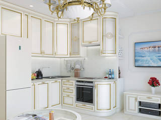 Квартира В Сочи, Happy Design Happy Design Cucina in stile classico