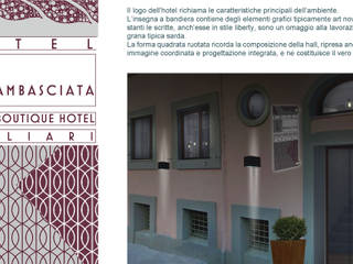 Hotel a Cagliari, Lucia La Rovere architetto Lucia La Rovere architetto Espaços comerciais