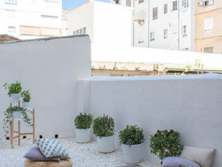 vivienda en Cánovas, versea arquitectura versea arquitectura Mediterraner Balkon, Veranda & Terrasse