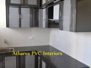 PVC Modular Kitchen cabinets, Atharva PVC Interiors Atharva PVC Interiors Cucina moderna Plastica