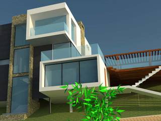 VIVIENDA EN CASABLANCA, H2H arquitectos H2H arquitectos Minimalist house Iron/Steel Black