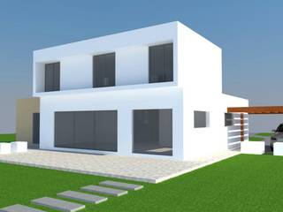 CASA EN PADRE HURTADO, H2H arquitectos H2H arquitectos Minimalist house Reinforced concrete White