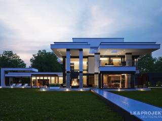 Du denkst, du hast schon alles gesehen? Dieses Haus wird dich überraschen! Unser Entwurf LK&1275, LK&Projekt GmbH LK&Projekt GmbH Modern houses