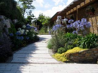 Chalet Unifamiliar Gijón, LandSkap. Anja Konrad LandSkap. Anja Konrad Jardines de estilo ecléctico