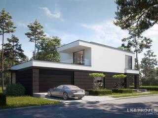 Dieses Haus ist einfach mal anders. Unser Entwurf LK&1314., LK&Projekt GmbH LK&Projekt GmbH Modern houses