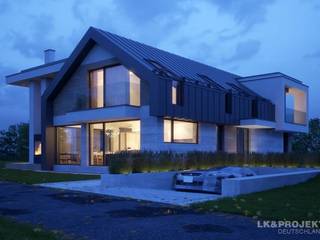 Dieses Haus macht einfach richtig gute Laune! Unser Entwurf LK&1330, LK&Projekt GmbH LK&Projekt GmbH 모던스타일 주택