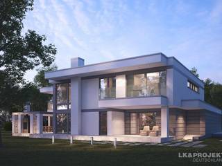 Einzigartiges Designerhaus LK&1239 für hohe Ansprüche, LK&Projekt GmbH LK&Projekt GmbH Rumah Modern