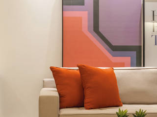 Carol Landim | Arquitetura + Interiores Kunst Bilder & Gemälde Flachs/Leinen Orange