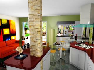 COCINA, ESTUDIO DE ARQUITECTURA C.A ESTUDIO DE ARQUITECTURA C.A مطبخ