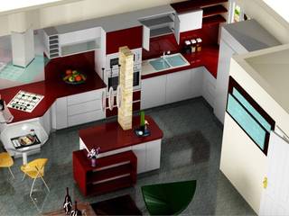 COCINA, ESTUDIO DE ARQUITECTURA C.A ESTUDIO DE ARQUITECTURA C.A Cocinas modernas