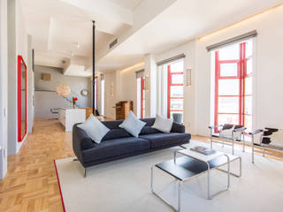 710 Old Mutual, 2MD Exclusive Italian Design 2MD Exclusive Italian Design Modern living room Textile Black