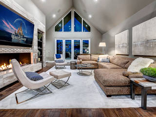 Award Winning Winslow Project, Futurian Systems Futurian Systems Classic style living room
