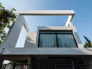 Bangna House, Archimontage Design Fields Sophisticated Archimontage Design Fields Sophisticated
