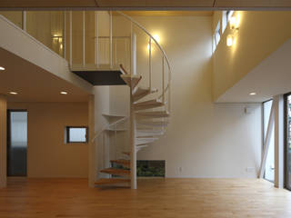 Mitsuike House, 川島建築事務所 川島建築事務所 Modern Living Room