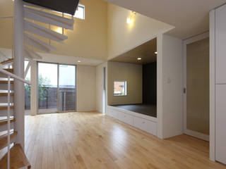 Mitsuike House, 川島建築事務所 川島建築事務所 Modern living room