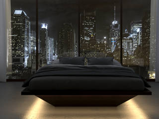 ​LEVEL bed, LAB43 LAB43 غرفة نوم