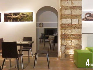 trattoria_DEL CACCIATORE, Stefania Paradiso Architecture Stefania Paradiso Architecture Commercial spaces Stone