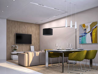 Studio Aranżacji Agnieszka Adamek Livings modernos: Ideas, imágenes y decoración